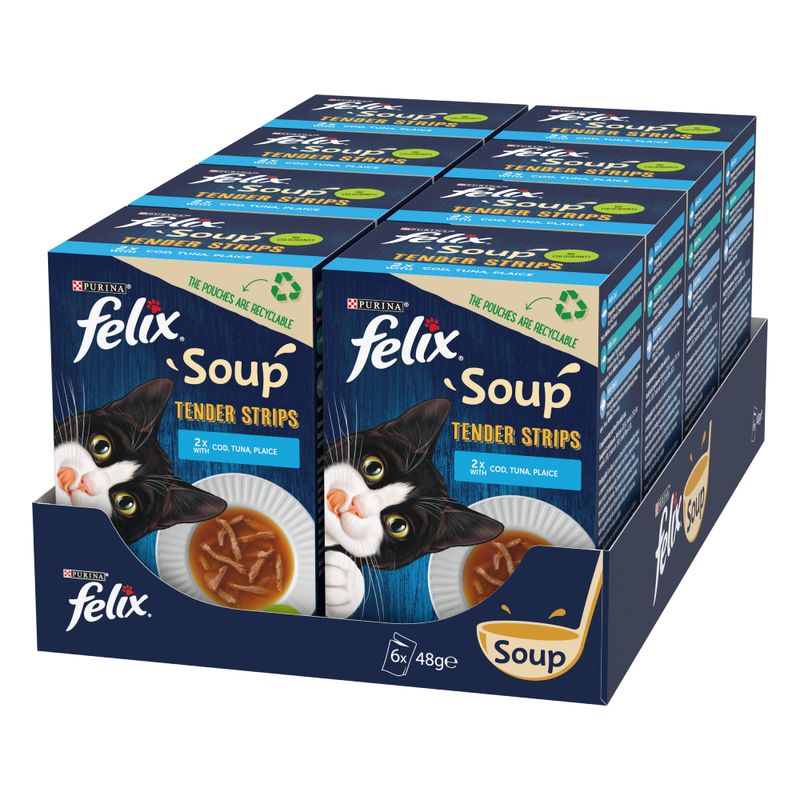 Felix Soup Tender Strips Saver Pack 48 x 48g || undefined || view 3