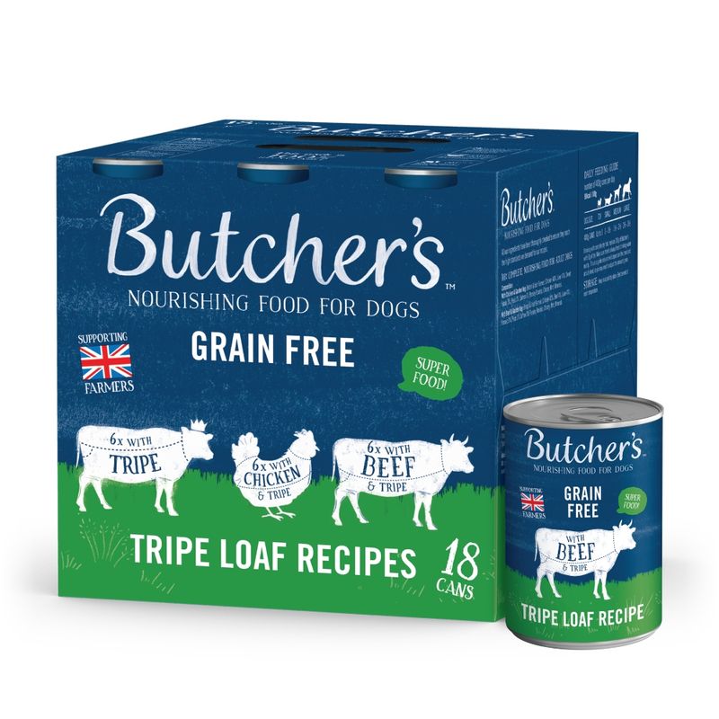 Butcher's Grain Free Tripe Loaf Recipes 18 x 400g || Butcher's || view 2