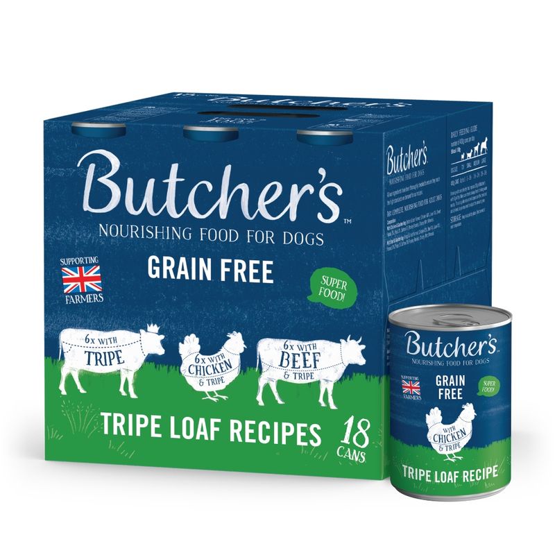 Butcher's Grain Free Tripe Loaf Recipes 18 x 400g || Butcher's || view 3