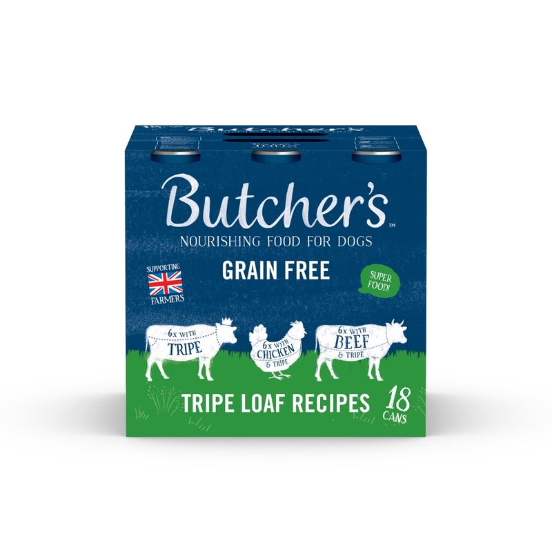 Butcher's Grain Free Tripe Loaf Recipes 18 x 400g || Butcher's || view 4