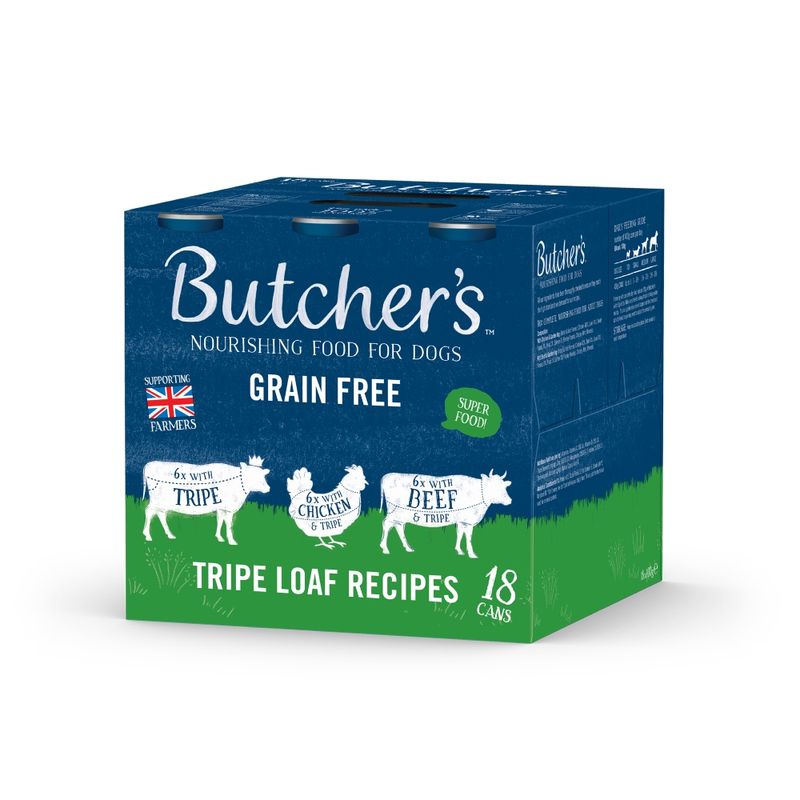 Butcher's Grain Free Tripe Loaf Recipes 18 x 400g || Butcher's || view 5