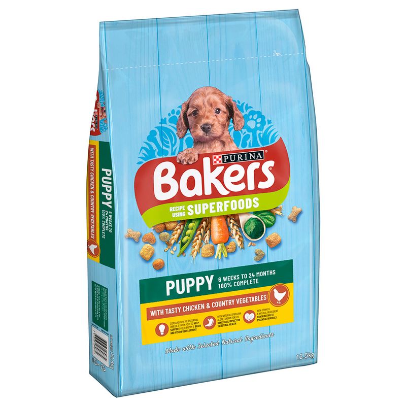 Bakers Puppy Rich in Chicken with Country Vegetables || Bakers || view 1