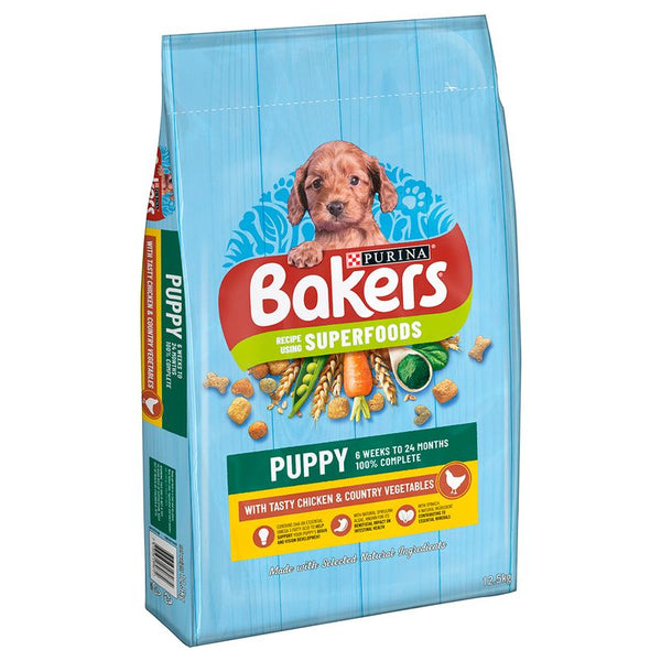 Bakers Puppy Rich in Chicken with Country Vegetables || Bakers || view 1