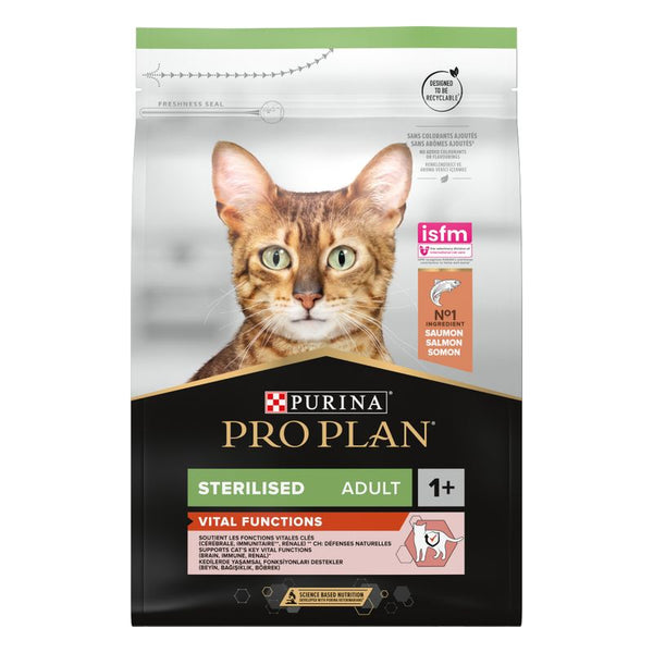 Purina Pro Plan Adult 1+ Sterilised Vital Function - Salmon || Pro Plan || view 1