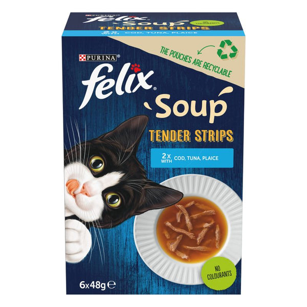 Felix Soup Tender Strips Saver Pack 48 x 48g || undefined || view 1
