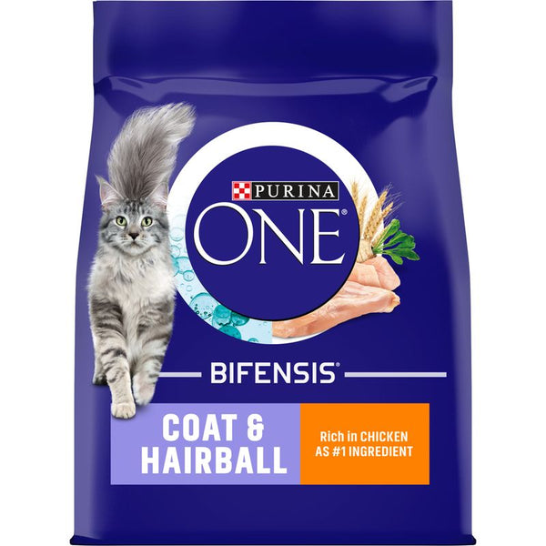 PURINA ONE Coat & Hairball Chicken & Whole Grains Dry Cat Food || Purina One || view 1