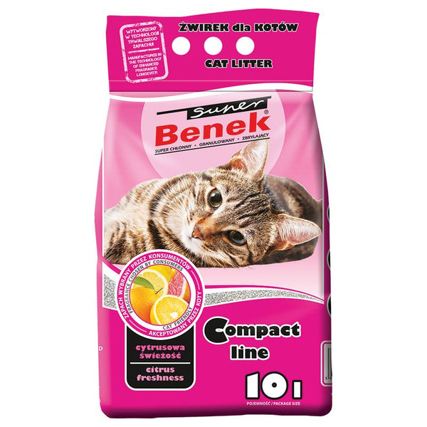 Super Benek Compact Citrus Freshness Cat Litter || undefined || view 1