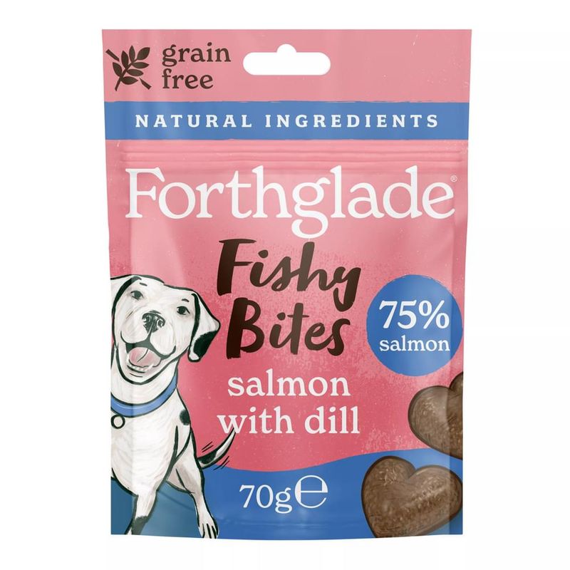 Forthglade Fishy Bites - Salmon with Dill || Forthglade || view 1