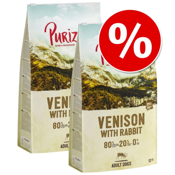 Purizon Grain-Free 80:20:0 Economy Packs 2 x 12kg || Purizon || view 1