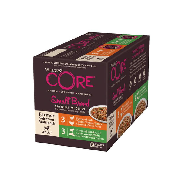 Wellness Core Small Adult Savoury Medleys Farmer Selection Wet Dog Food || Wellness Core || view 1