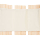 Hammock made of white fabric with wooden frame, suitable for pet accessories or furniture.