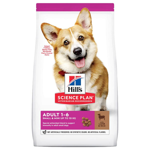 Hill’s Science Plan Adult 1-6 Small & Mini with Lamb & Rice || Hill's Science Plan || view 1