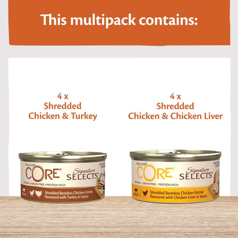 8 x 79g Wellness Core Wet Cat Food - 15% Off! * || Wellness Core || view 4