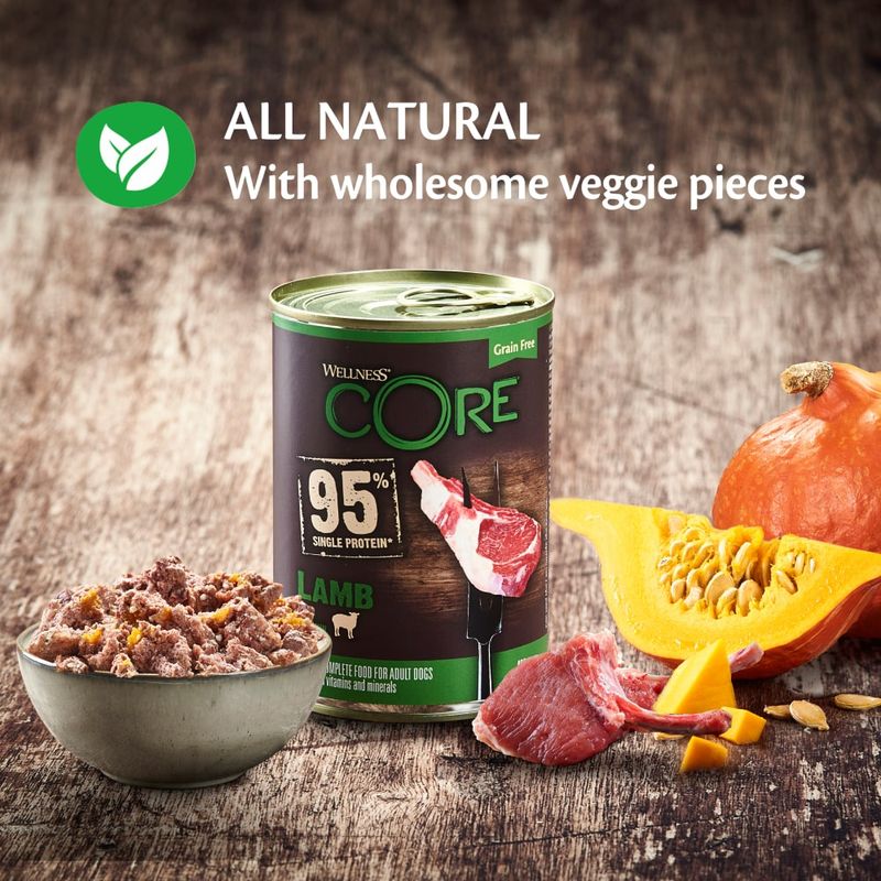 Wellness Core Adult 95% Single Protein Lamb & Pumpkin Wet Dog Food || Wellness Core || view 6