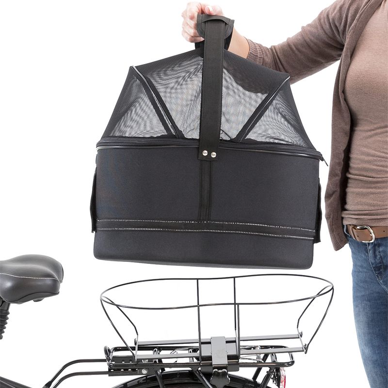 Trixie Friends on Tour Black Bicycle Bag || Trixie || view 7