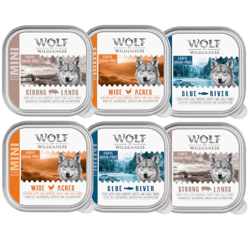 Wolf of Wilderness Classic Adult Trays Mixed Pack || Wolf of Wilderness || view 1