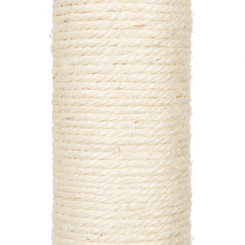 Close-up of light sisal rope, suitable for scratching post repairs or craft projects.