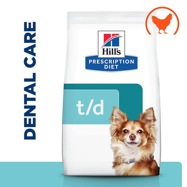 Hill's Prescription Diet Canine t/d Mini Dental Care - Chicken || Hill's Prescription Diet || view 1