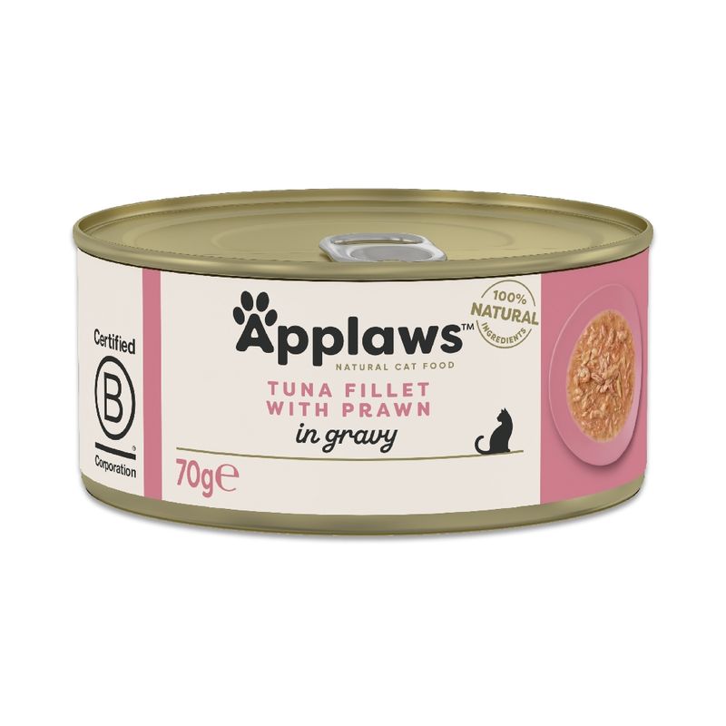 Applaws Adult Cat Cans Tuna in Gravy 70g