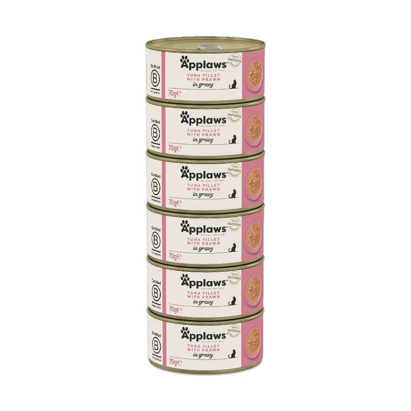 Applaws Adult Cat Cans Tuna in Gravy 70g