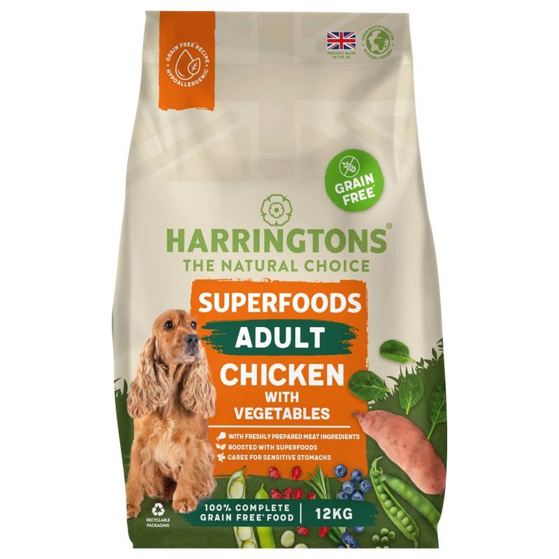 Harringtons Adult Grain Free with Superfoods Dry Dog Food - Chicken || Harringtons || view 1