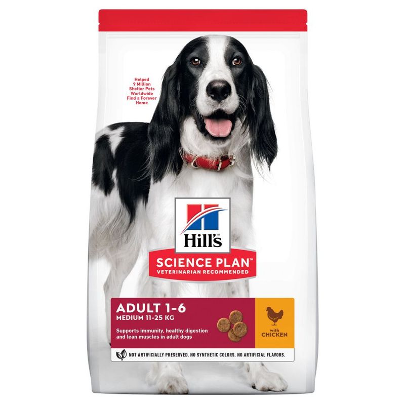 Hill’s Science Plan Adult 1-6 Medium with Chicken || Hill's Science Plan || view 1