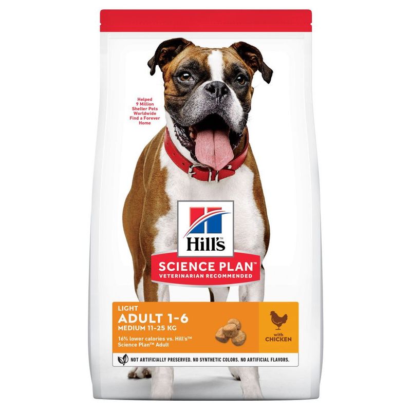 Hill's Science Plan Adult 1-6 Light Medium with Chicken || Hill's Science Plan || view 1
