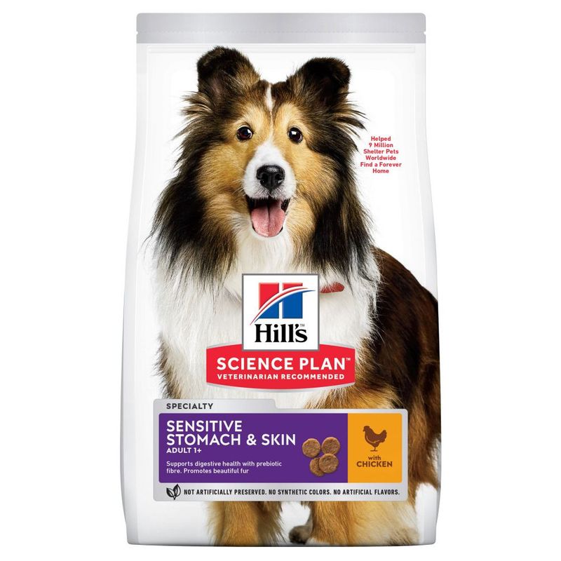 Hill's Science Plan Adult 1+ Sensitive Stomach & Skin Medium with Chicken || Hill's Science Plan || view 1