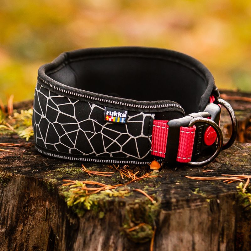 Rukka® Cube Soft collar, red / black || Rukka Pets || view 4