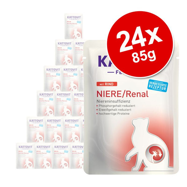 Kattovit Renal Pouches 24 x 85g || undefined || view 1
