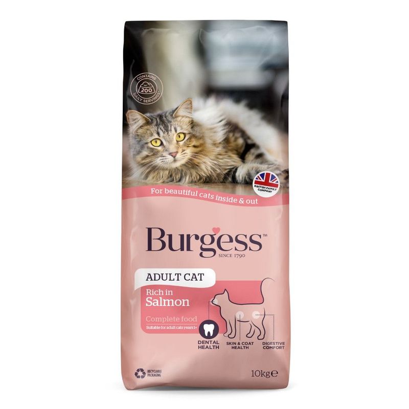 Burgess Adult Cat Rich in Salmon || Burgess || view 5