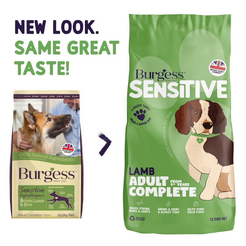 Burgess Sensitive Adult Dog Lamb || Burgess || view 6