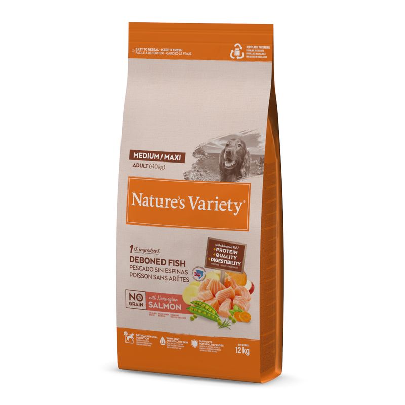 Nature's Variety No Grain Medium/Maxi Adult Salmon || Nature’s Variety || view 3