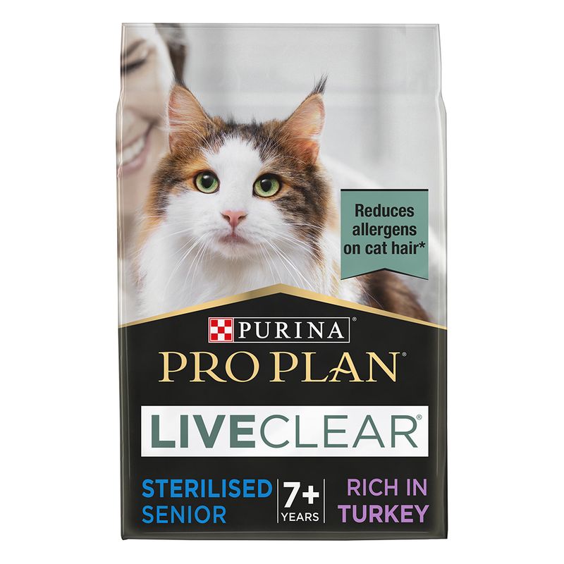 Purina Pro Plan LiveClear Sterilised Adult 7+ - Turkey || Pro Plan || view 1