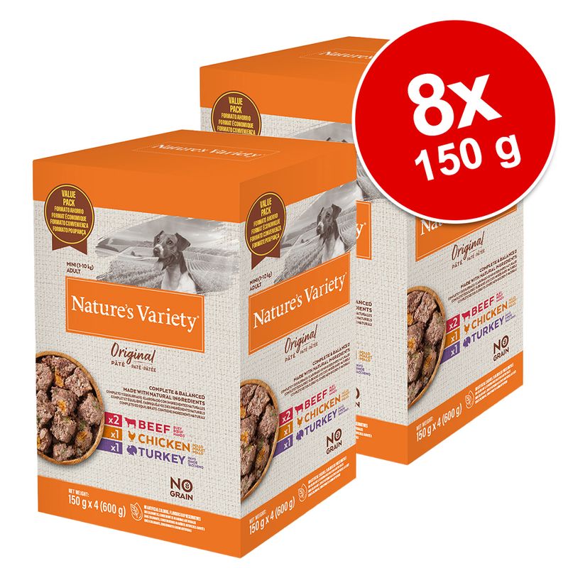 Nature's Variety Mixed Pack Original Paté No Grain Mini 8 x 150g || Nature’s Variety || view 1