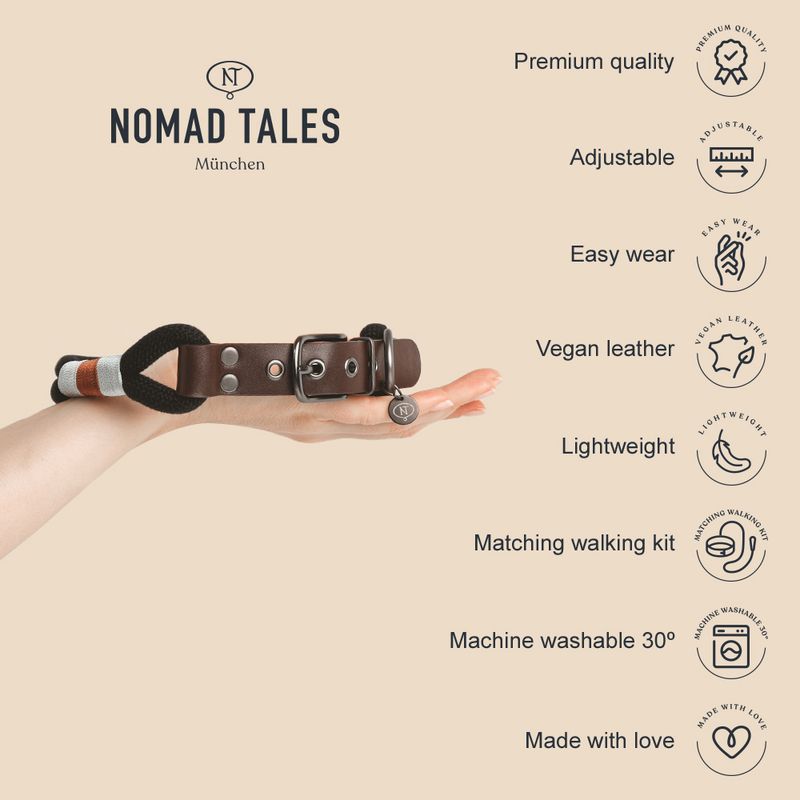 Nomad Tales Spirit Collar - Tangerine || Nomad Tales || view 3