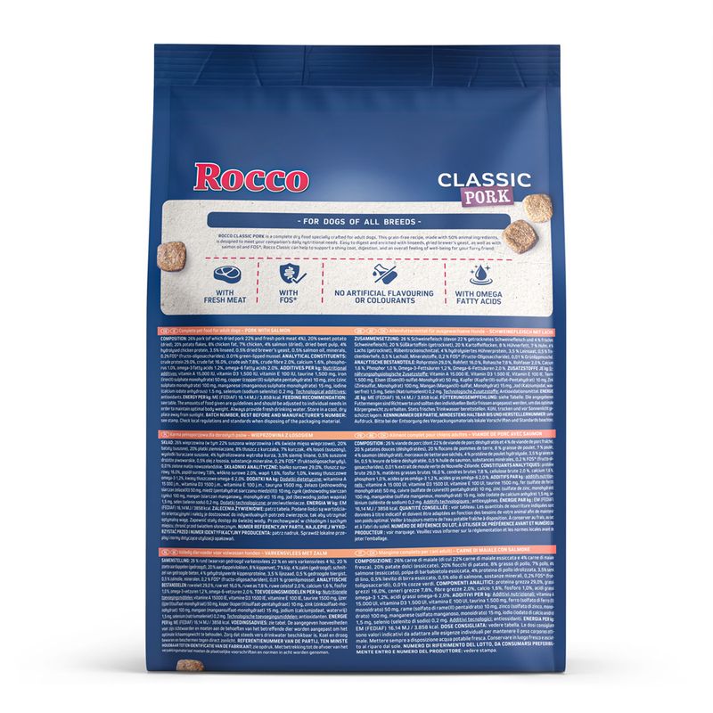 Rocco Classic Adult Pork with Salmon
