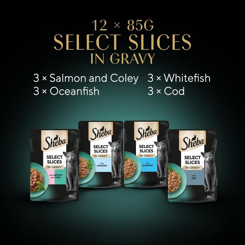Sheba Pouches Select Slices 12 x 85g || Sheba || view 11