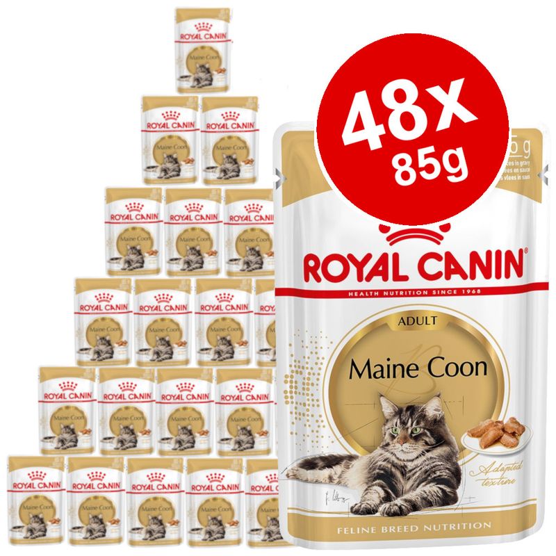 Royal Canin Breed Wet Cat Food Saver Pack 48 x 85g || undefined || view 1