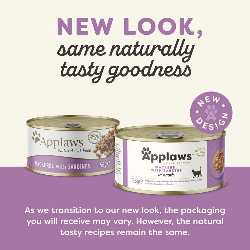 Applaws Adult Cat Cans Tuna/Fish in Broth 156g || undefined || view 18