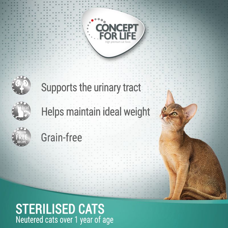 Concept for Life Sterilised Cats Beef Grain-Free - in Jelly || undefined || view 2