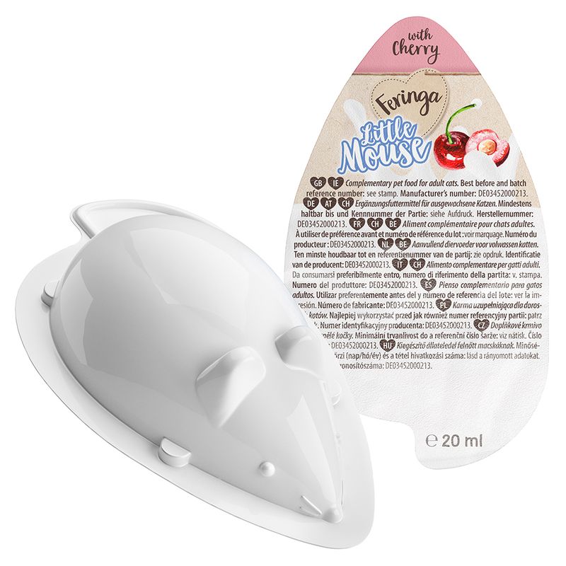 Feringa Little Mouse complementary feed for adult cats with cherry, 20 ml. Manufacturer: DE03452000213.