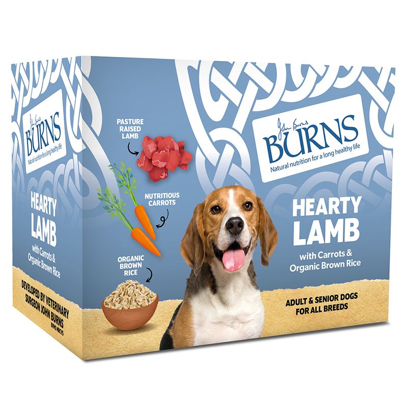 Burns Hearty Lamb, Vegetables & Brown Rice 6 x 395g || Burns || view 1