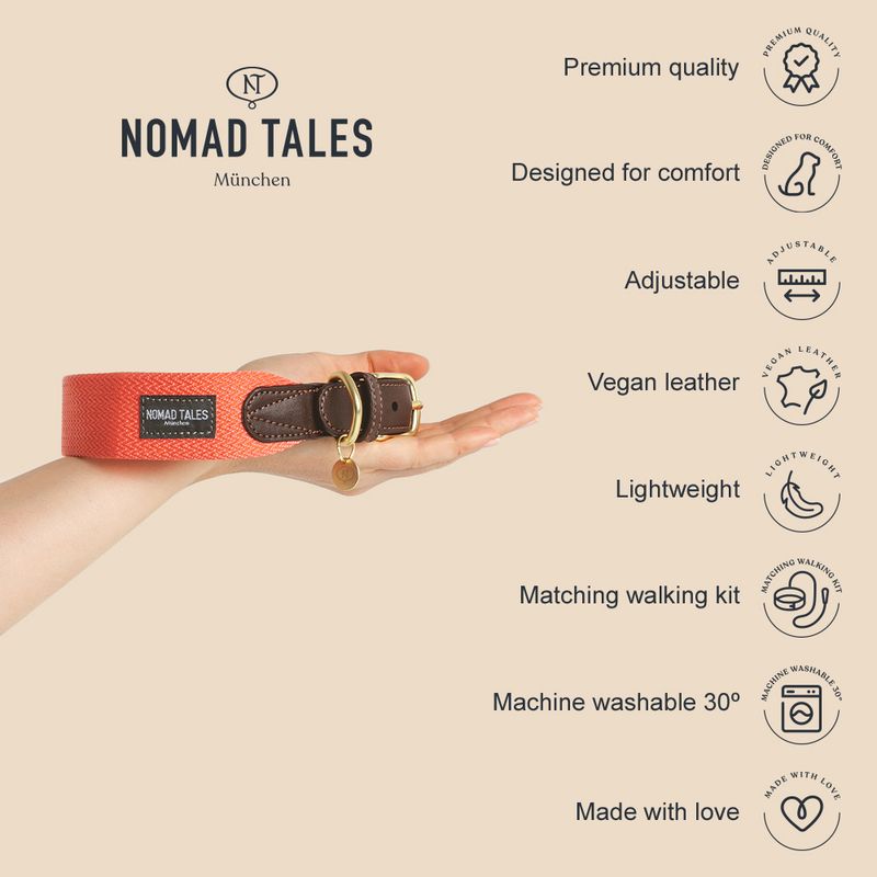 Nomad Tales Bloom Collar - Caramel || Nomad Tales || view 3