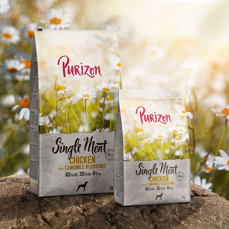 Purizon Single Meat Adult Dog - Grain-Free Chicken with Camomile Blossoms || Purizon || view 1