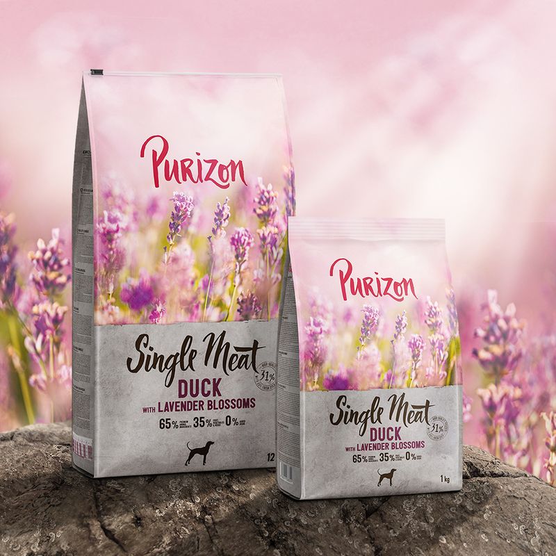 Purizon Single Meat Adult Dog – Grain-Free Duck with Lavender Blossoms || Purizon || view 9