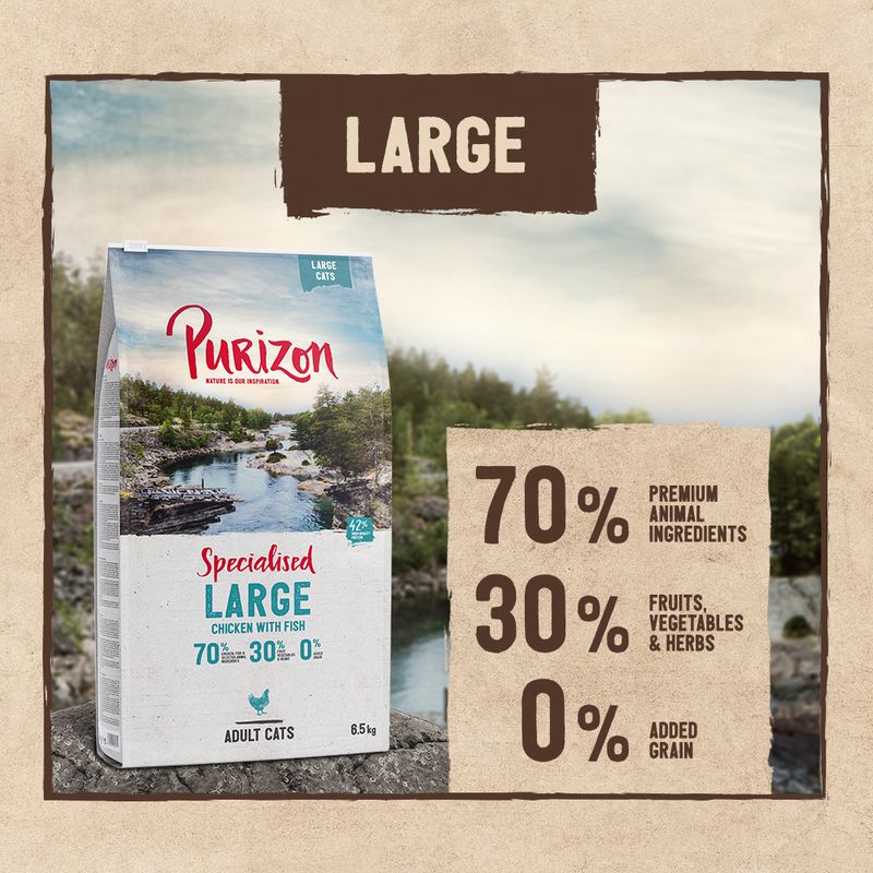Purizon Large Adult Grain-Free Chicken & Fish || Purizon || view 1