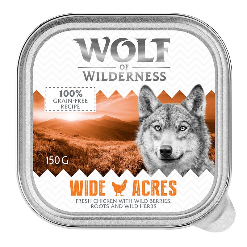 6 x 150g  Wolf of Wilderness Adult Wet Dog Food - 10% Off! * || Wolf of Wilderness || view 2