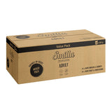 Smilla Adult Value Pack, mixed pack with chunks in gravy. 48 x 85 g: 24 x chicken & carrots, 24 x trout & green beans. No added sugar, contains taurine.