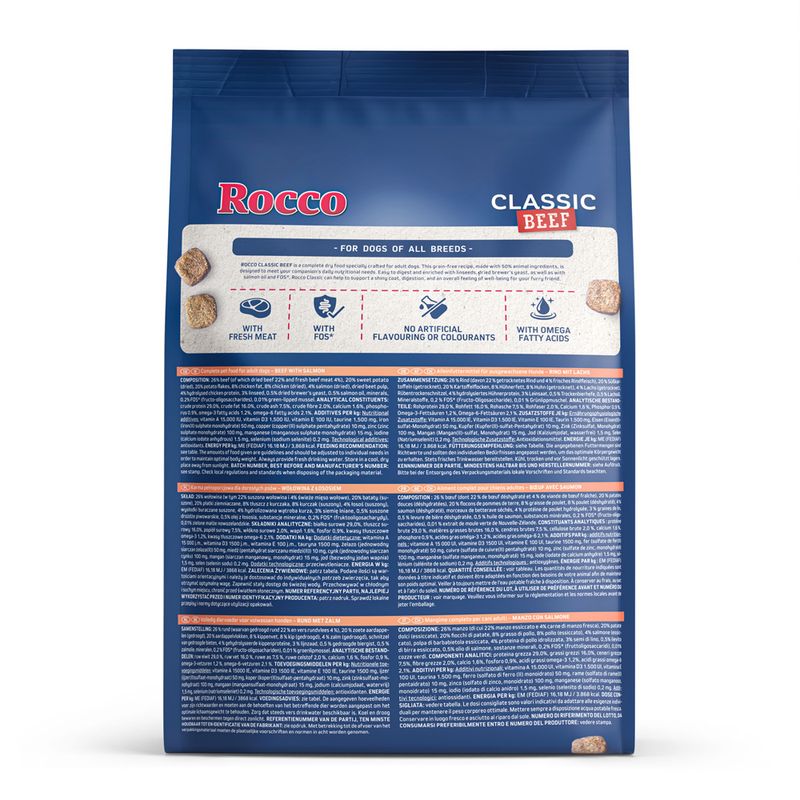 Rocco Adult Classic Beef with Salmon